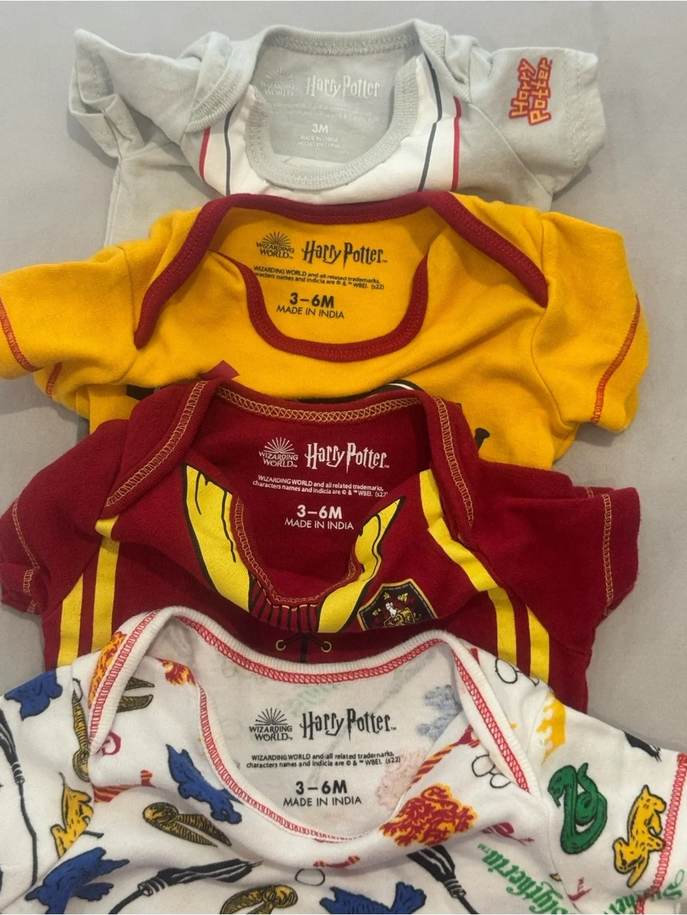 Harry Potter Kids' Onesie bundle Size 3-6M